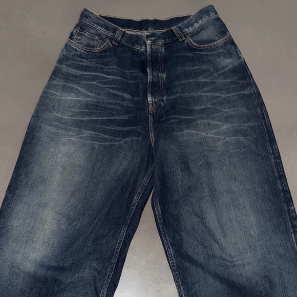 Acne Studios 2023M Super Baggy Broadway Jeans in Mid - Picture 1 of 7